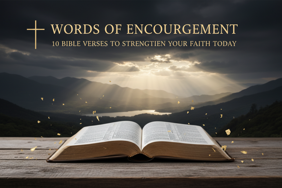 Words of Encouragement: 10 Bible Verses to Strengthen Your Faith Today