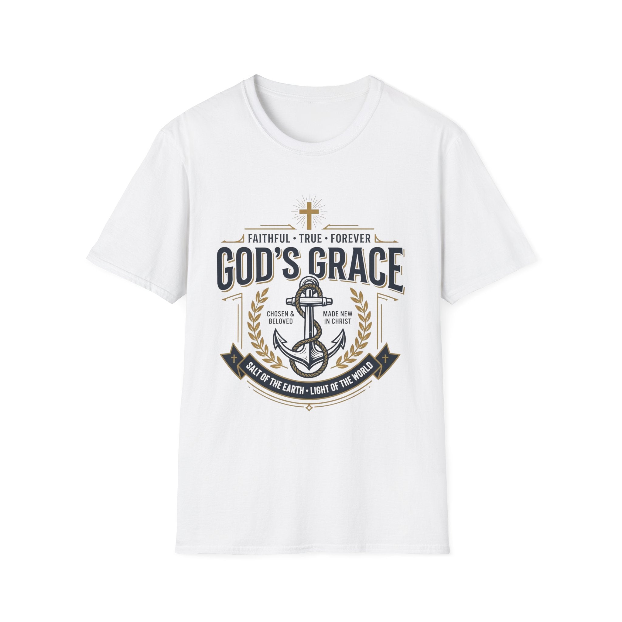 God's Grace T-Shirt — Faithful, True & Forever Christian Tee
