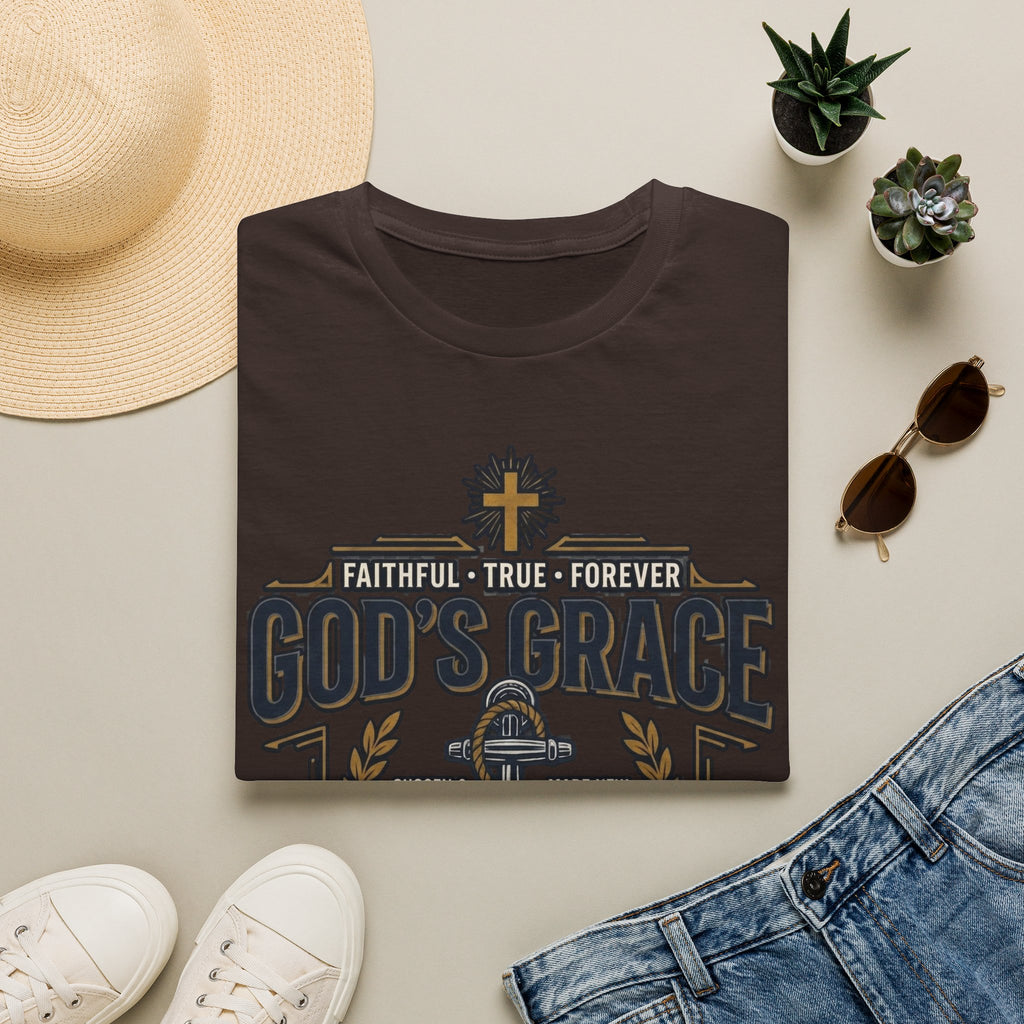 God's Grace T-Shirt — Faithful, True & Forever Christian Tee
