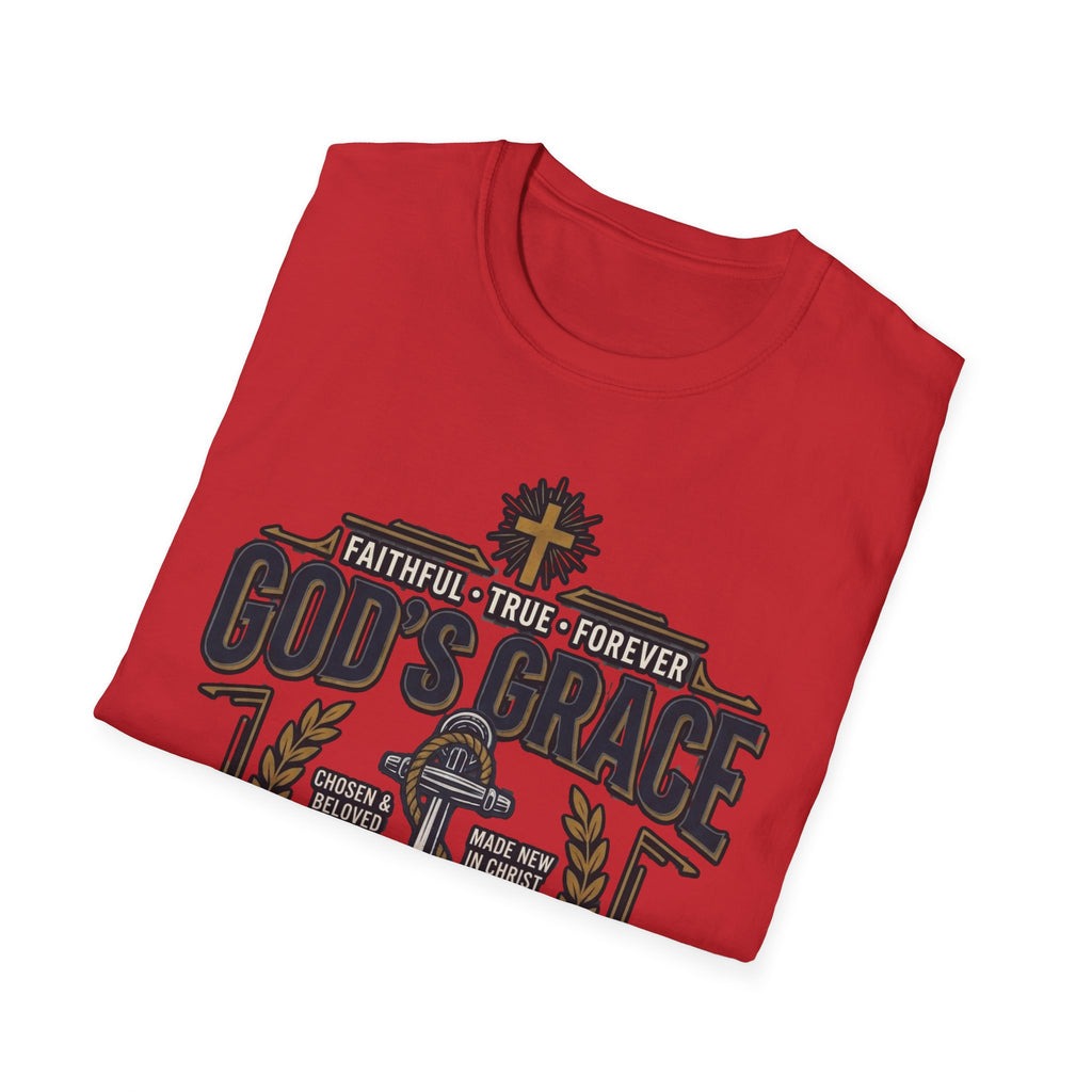 God's Grace T-Shirt — Faithful, True & Forever Christian Tee