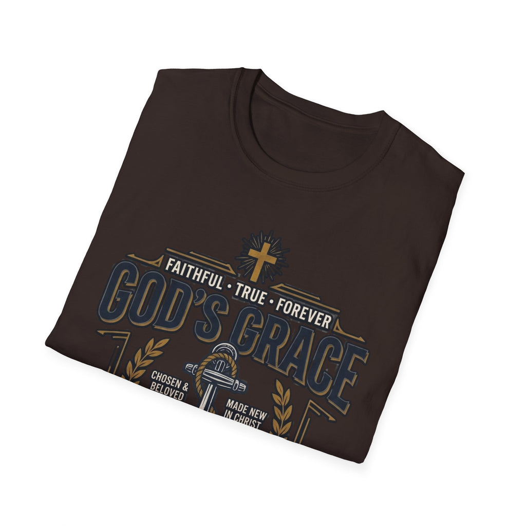 God's Grace T-Shirt — Faithful, True & Forever Christian Tee
