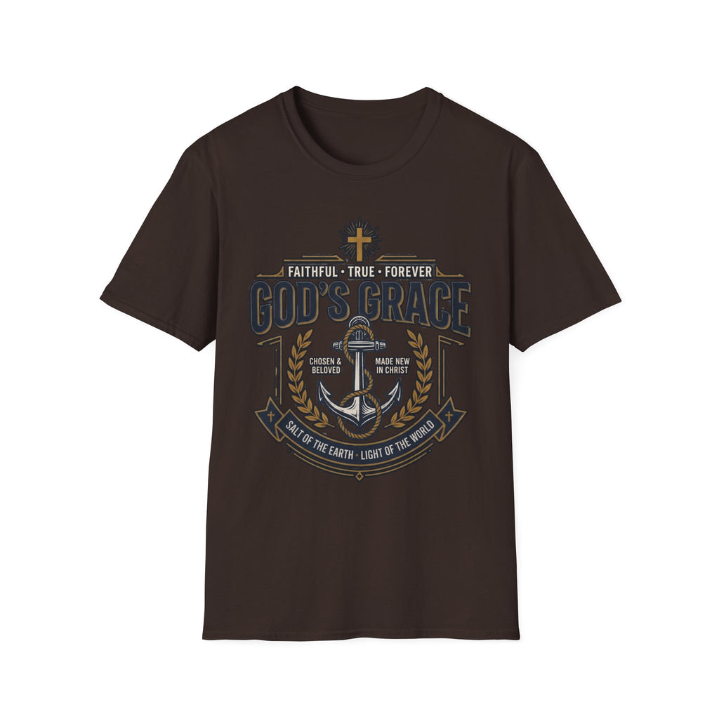 God's Grace T-Shirt — Faithful, True & Forever Christian Tee