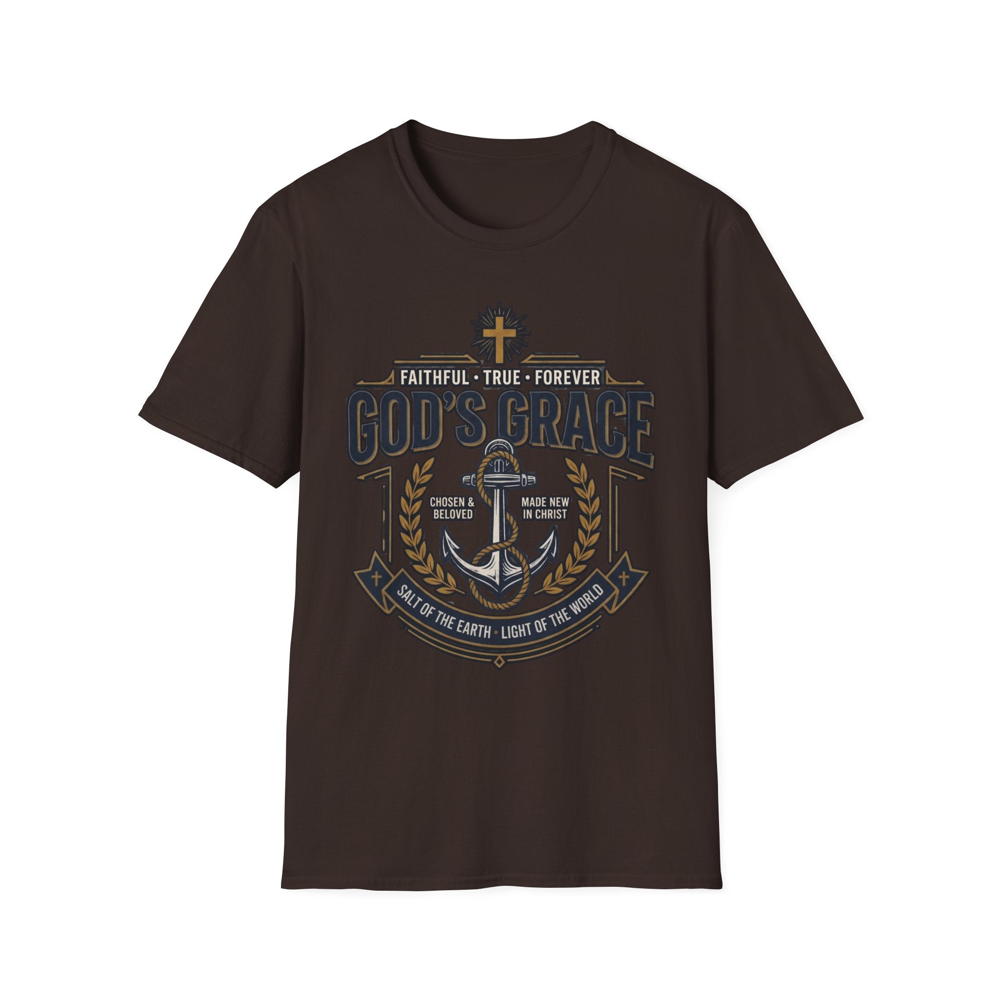 God's Grace T-Shirt — Faithful, True & Forever Christian Tee