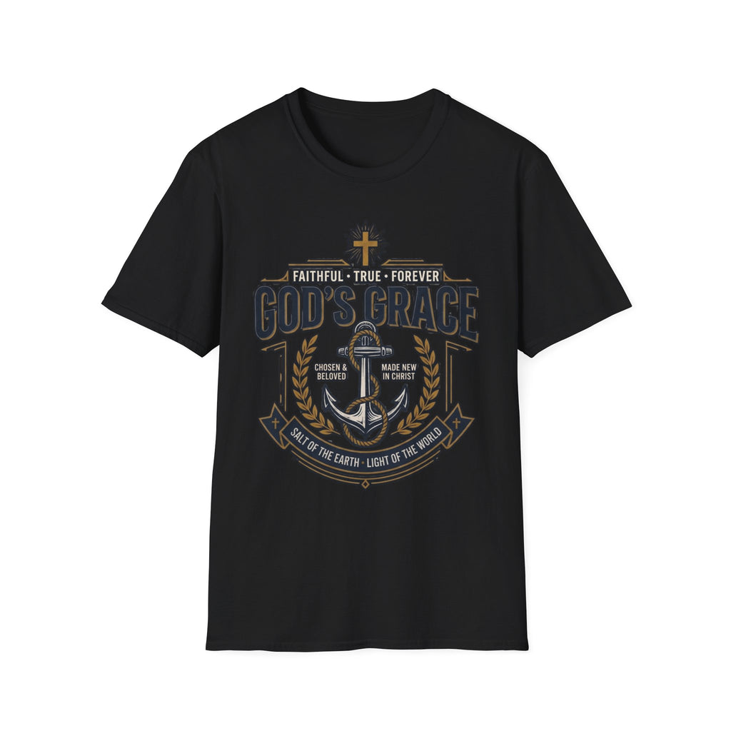 God's Grace T-Shirt — Faithful, True & Forever Christian Tee