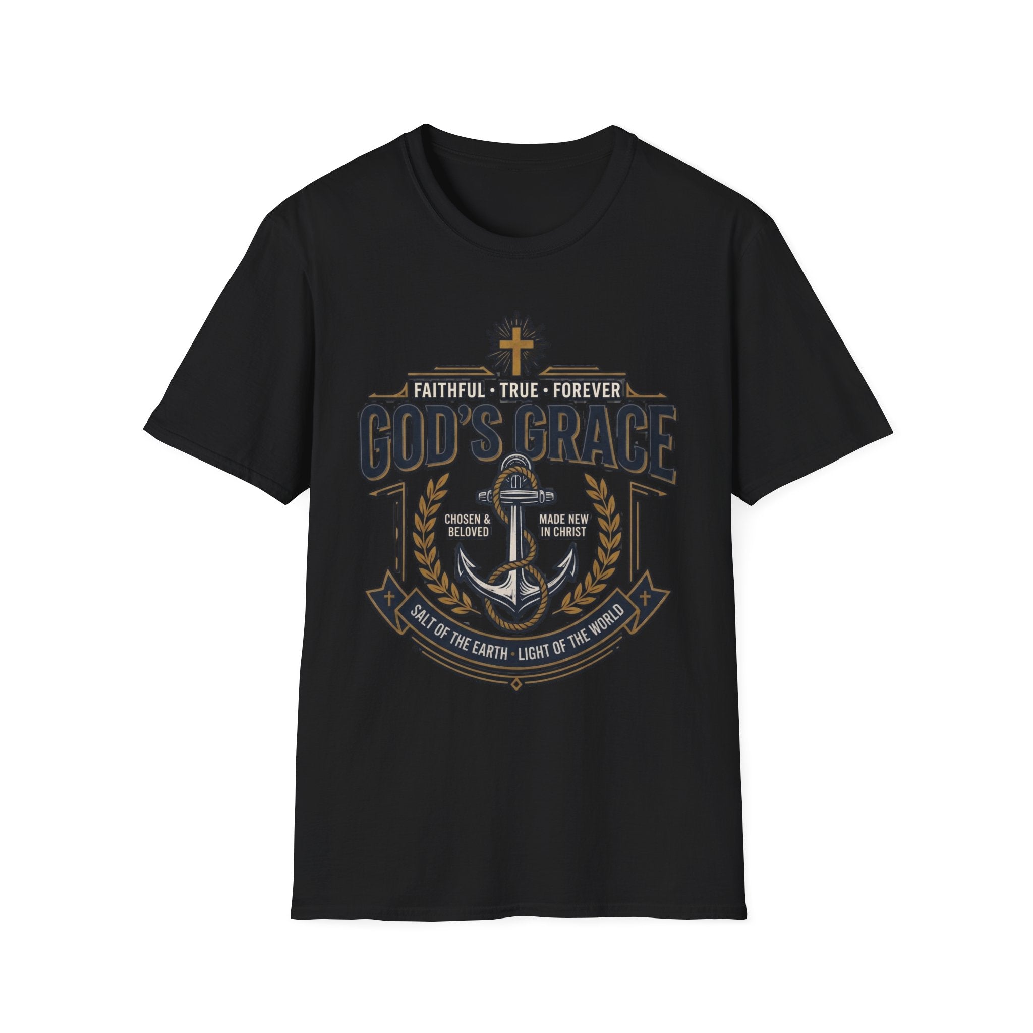 God's Grace T-Shirt — Faithful, True & Forever Christian Tee