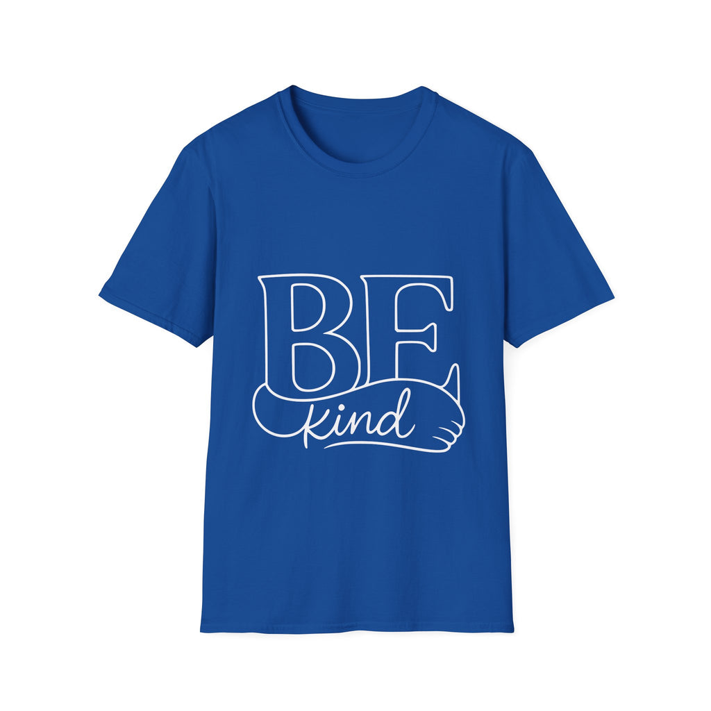 T-Shirt - BE Kind Outline Graphic Tee — Positive Message, Casual Everyday Wear
