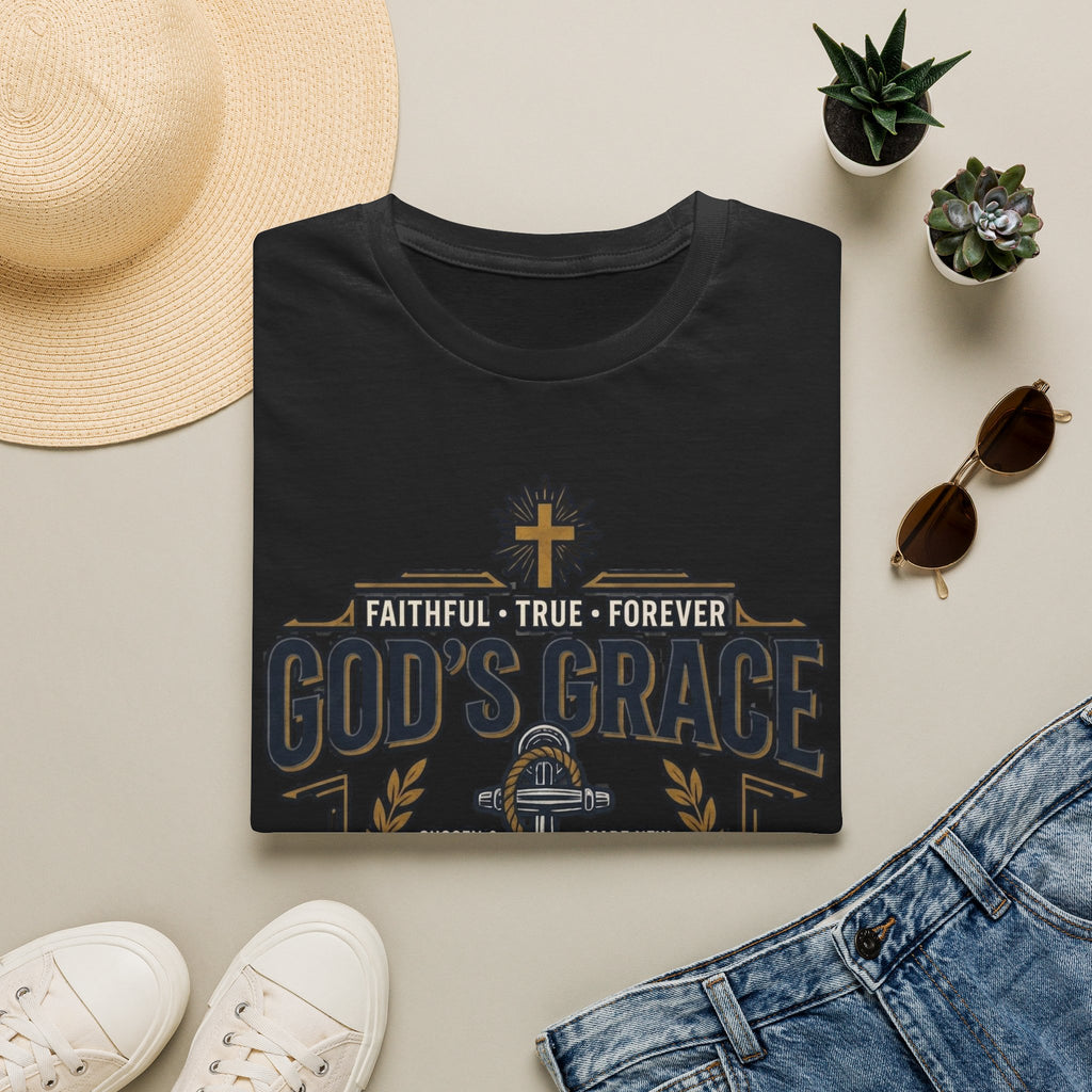 God's Grace T-Shirt — Faithful, True & Forever Christian Tee