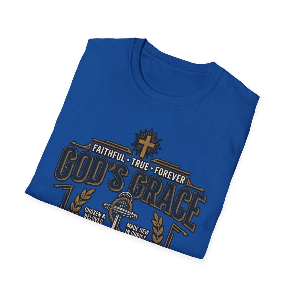 God's Grace T-Shirt — Faithful, True & Forever Christian Tee