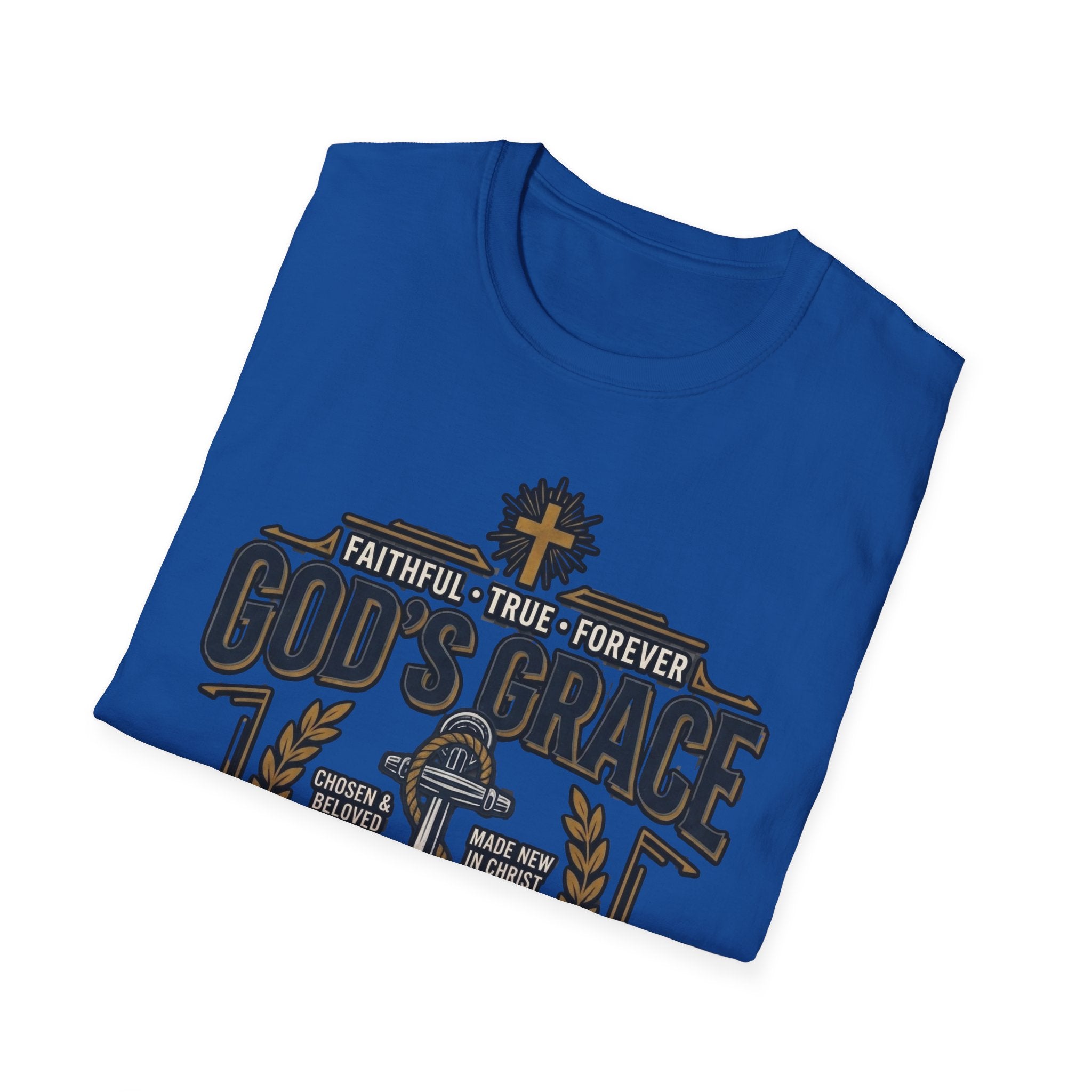 God's Grace T-Shirt — Faithful, True & Forever Christian Tee