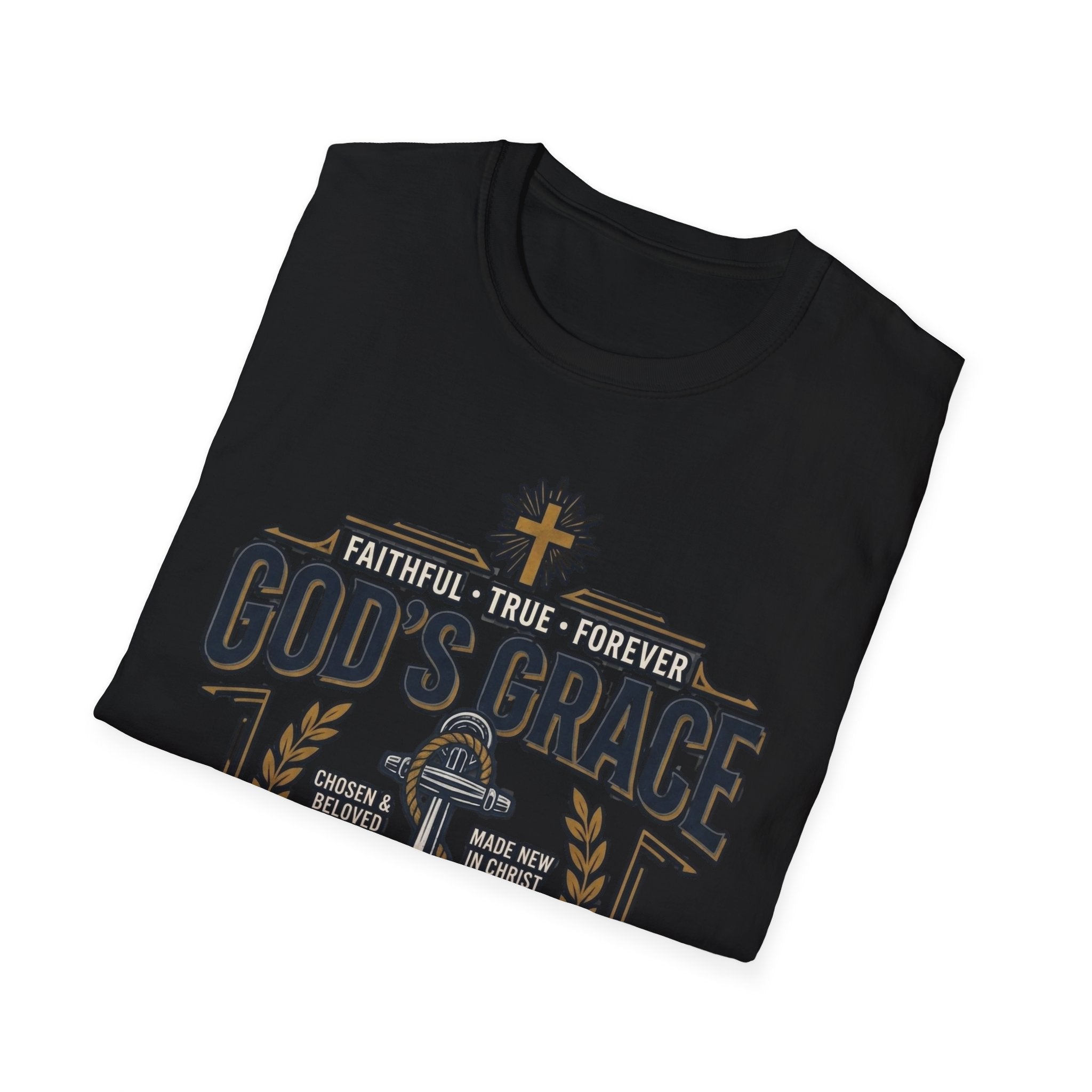 God's Grace T-Shirt — Faithful, True & Forever Christian Tee